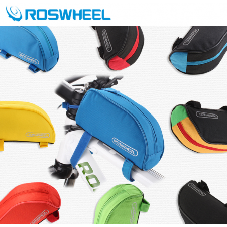 Roswheel Wasserabweichende Fahrrad Rahmentasche (Blau)