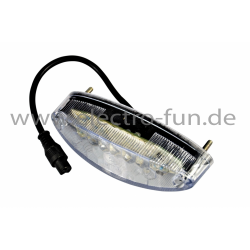 LED Rücklicht 12V 20 cm Kabel Bremsfunktion Elektro Scooter 500W