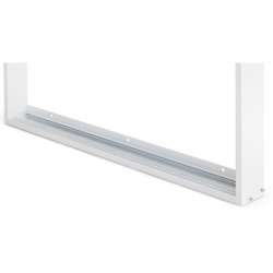 LED Panel Alu-Profil 62x62 Weiß Aufbaumontage