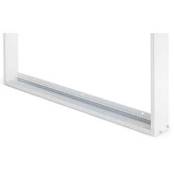 LED Panel Alu-Profil 30x30 Weiß Aufbaumontage