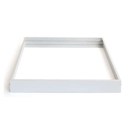 LED Panel Alu-Profil 60x60 Silber Aufbaumontage