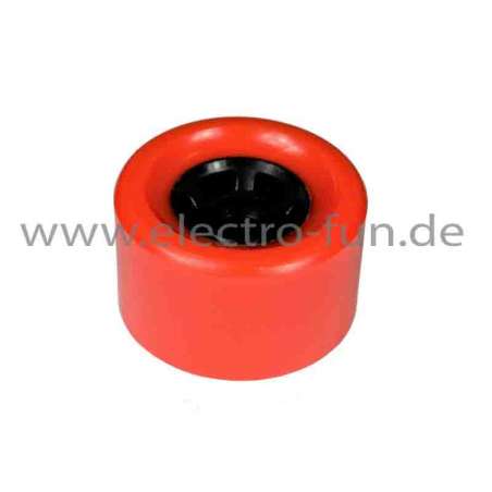 Rad rot für 1200 Watt Elektroskateboard