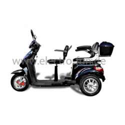 Seniorenmobil ECO ENGEL 503 Schwarz, Elektro Dreirad Roller, 25 km/h, 2 sitzer