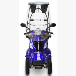E-Scooter 4 Räder ECO ENGEL 510 Blau, 25 km/h mit Dach