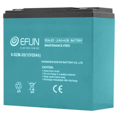 Akku 6-DZM-20, 12 Volt 20 Ah passend für Elektro Fahrzeuge