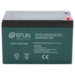 12 Volt Batterie 14 Ah 6-DZF-14 passend für Elektro Fahrzeuge von Electro-fun