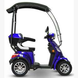 E-Scooter 4 Räder ECO ENGEL 510 Blau, 25 km/h mit Dach