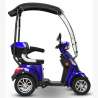 E-Scooter 4 Räder ECO ENGEL 510 Blau, 25 km/h mit Dach