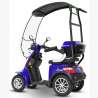 E-Scooter 4 Räder ECO ENGEL 510 Blau, 25 km/h mit Dach
