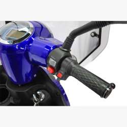 E-Scooter 4 Räder ECO ENGEL 510 Blau, 25 km/h mit Dach