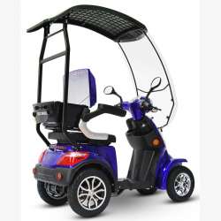 E-Scooter 4 Räder ECO ENGEL 510 Blau, 25 km/h mit Dach