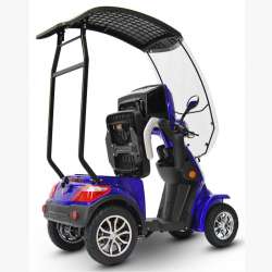 E-Scooter 4 Räder ECO ENGEL 510 Blau, 25 km/h mit Dach