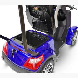 E-Scooter 4 Räder ECO ENGEL 510 Blau, 25 km/h mit Dach