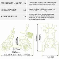 Elektromobil 4 Räder ECO ENGEL 520