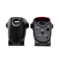 Tachoabdeckung 405 2-teilig Rot/ABS