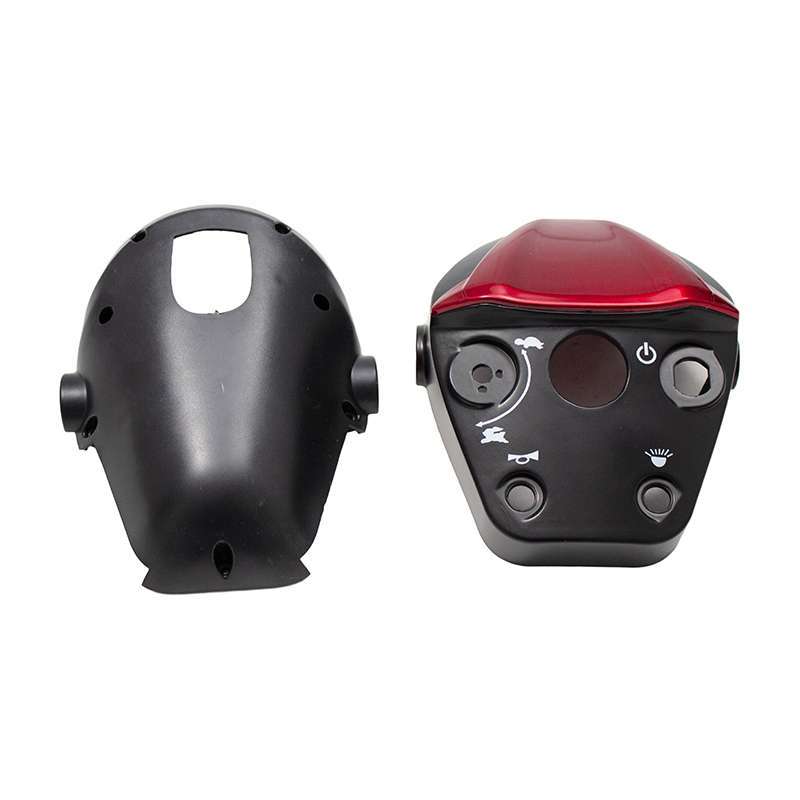 Tachoabdeckung 401 2-teilig Rot/ABS