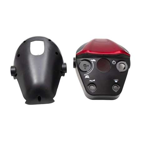 Tachoabdeckung 401 2-teilig Rot/ABS