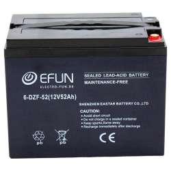 Akku 12 V 52 Ah 6-DZF-52 passend für Elektro Fahrzeuge