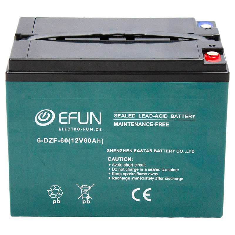 Akku 12 V 60 Ah 6-DZF-60 passend für Elektro Fahrzeuge