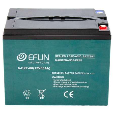 Akku 12 V 60 Ah 6-DZF-60 passend für Elektro Fahrzeuge